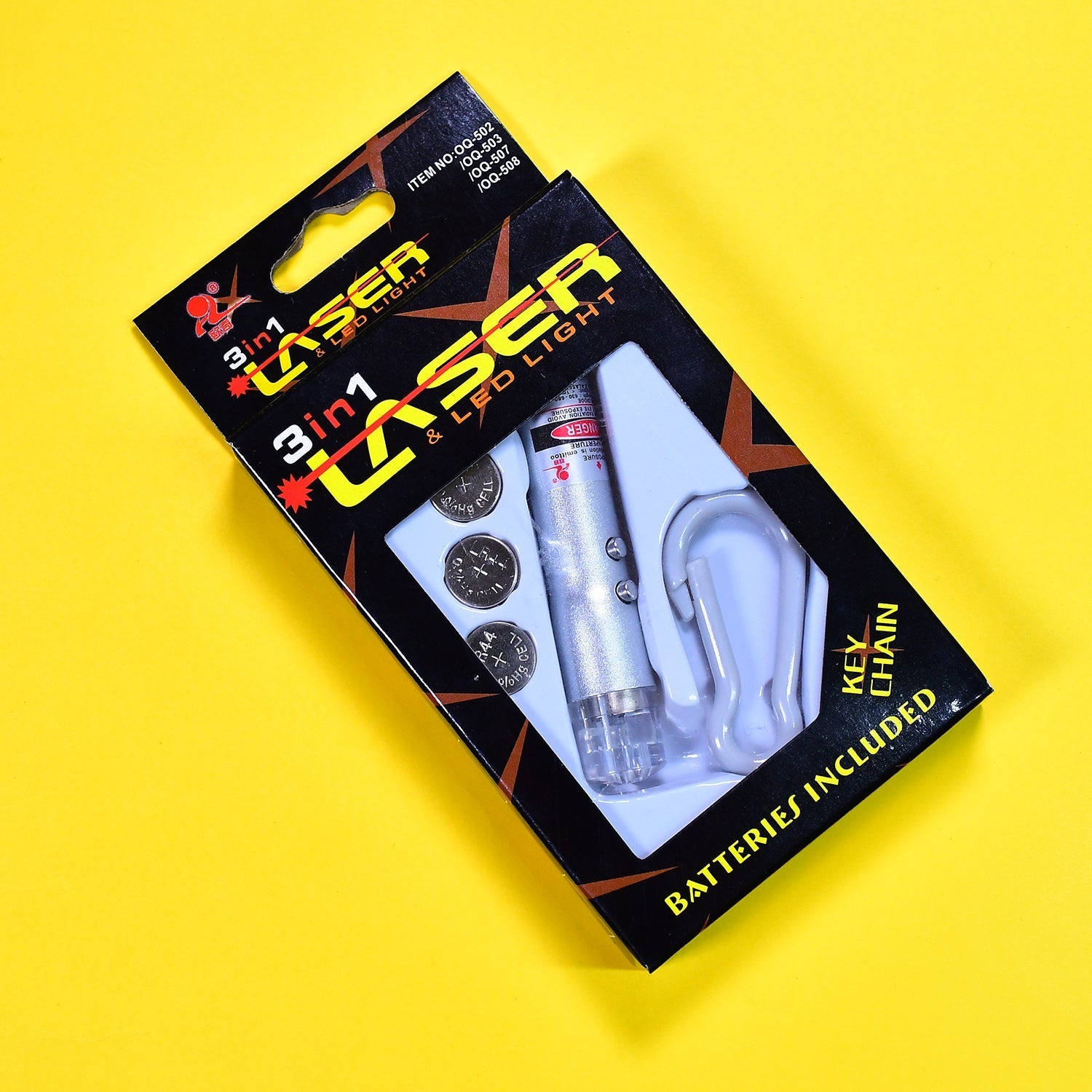LED flashlight and laser pointer keychain LED flashlight and laser pointer keychain